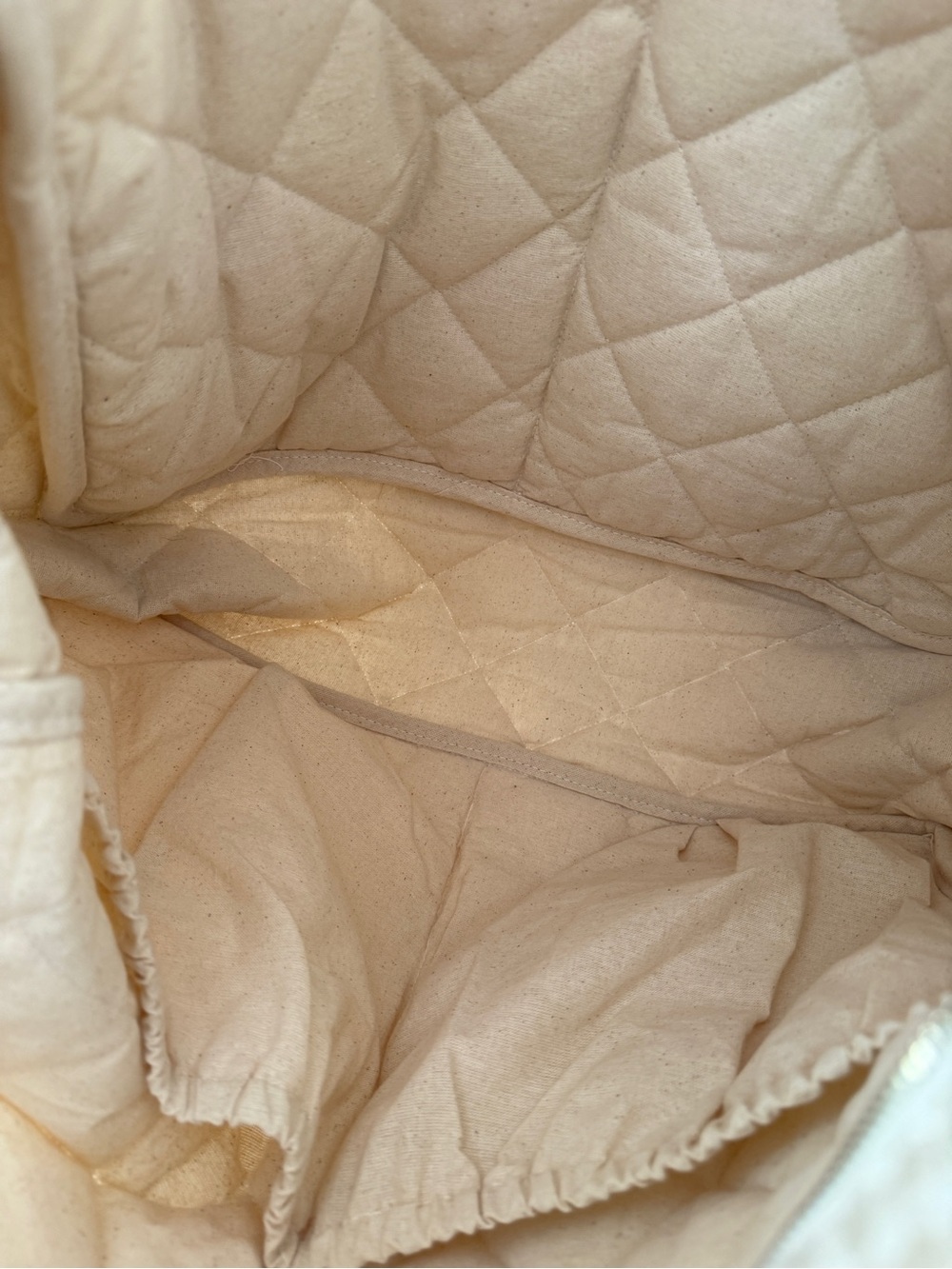 Dans Le Sac Beige Gingham Quilted Diaper Bag - Picture 5 of 5